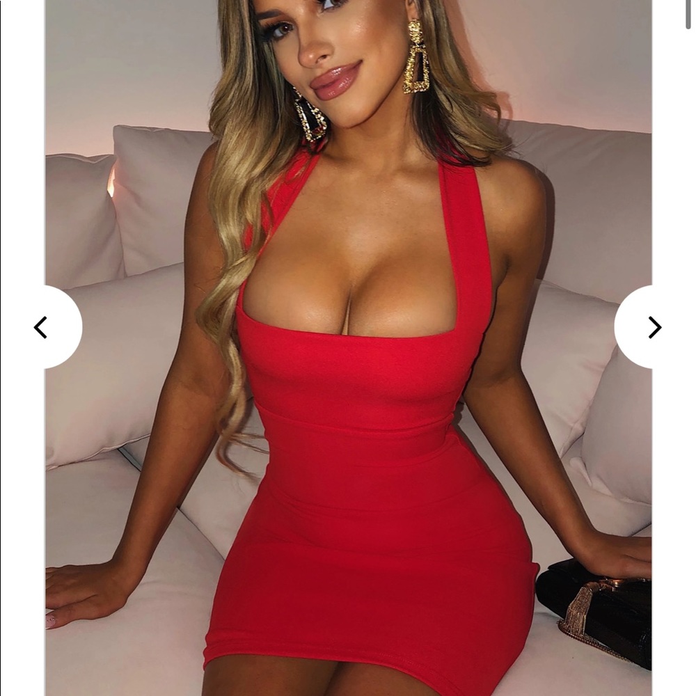 Babyboo fashion red dress